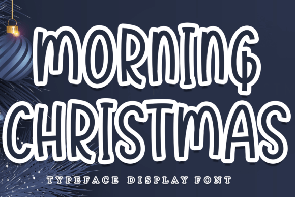 Morning Christmas bold rounded slab serif for cozy headlines