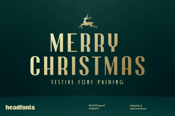 Merry Christmas 3698 font — smooth signature holiday script