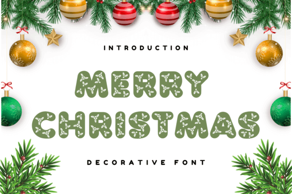 Vintage Merry Christmas script with serif flavor for retro layouts