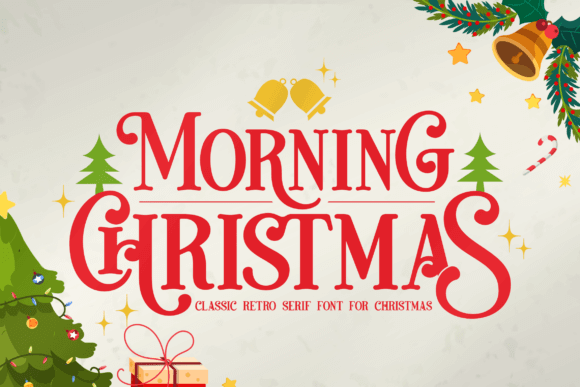 Morning Christmas font — soft cozy script for minimal holiday design