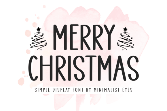 Bold Merry Christmas script font ideal for mugs and apparel
