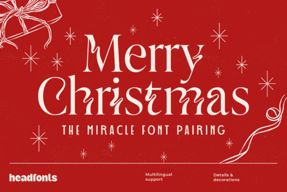 Merry Christmas 2193 font — whimsical brush script for holiday crafts
