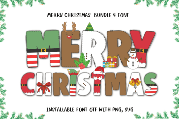 Elegant Merry Christmas signature script for luxe seasonal design