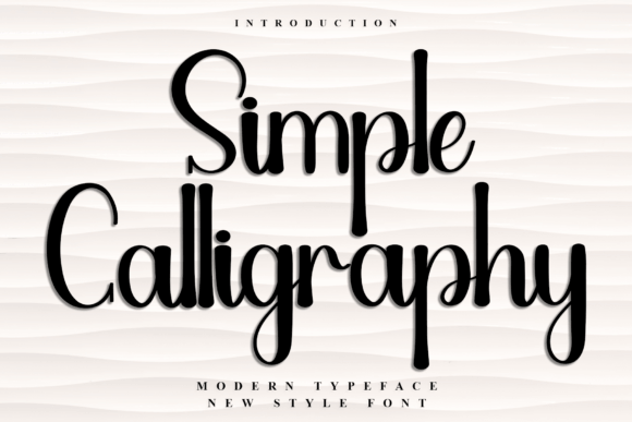 Simple Calligraphy minimal Christmas handwriting script for clean design