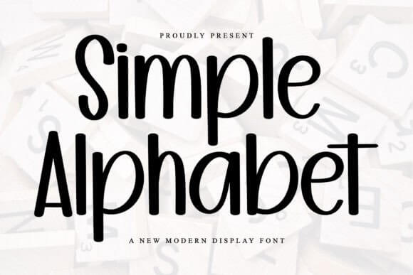 Simple Alphabet font preview for clean business typography