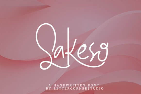 Sakeso modern font for presentation fonts and aesthetic slide design