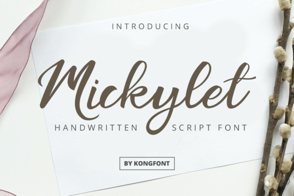 Mickylet font preview, friendly rounded style for business fonts and brand messaging