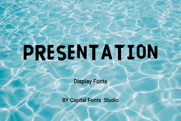 Presentation font preview for clean slide deck systems