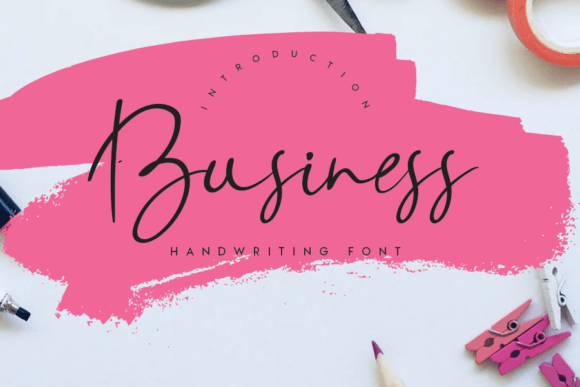 Business 2 2 font preview for professional business branding