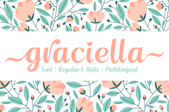 Graciella elegant serif font preview for presentation fonts and editorial slide headings