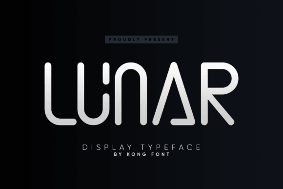 Lunar font preview for modern business fonts and corporate design
