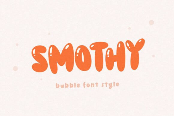 Smothy retro script font preview for retro fonts logos and packaging labels