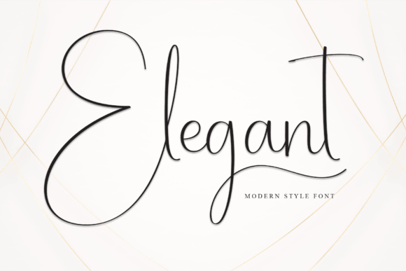 Elegant font preview for minimal luxury branding projects