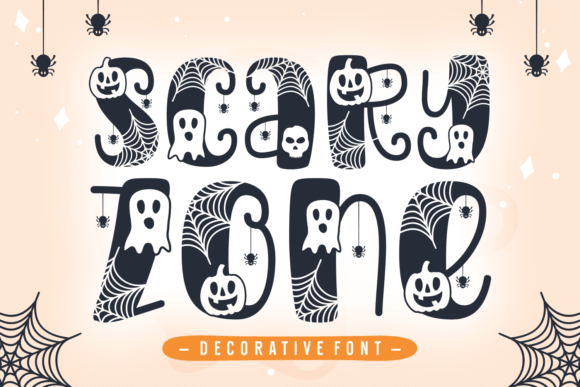 Scary Zone font preview for horror branding and logo concepts