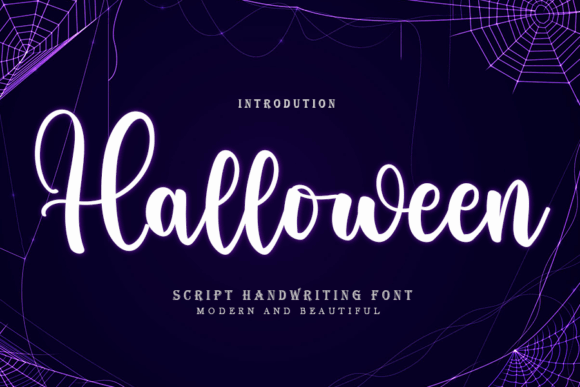 Halloween moody gothic font preview for dark editorial design
