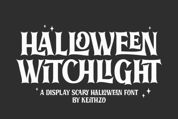 Halloween Witchlight font with mystical style for witchy branding and tarot graphics