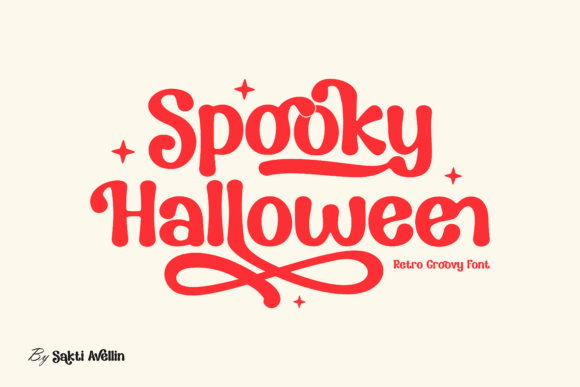 Spooky Halloween creepy display font preview for halloween posters and themed graphics