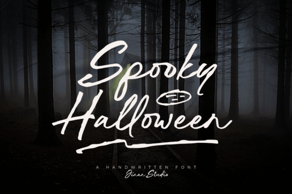Spooky Halloween playful spooky font preview for seasonal graphics