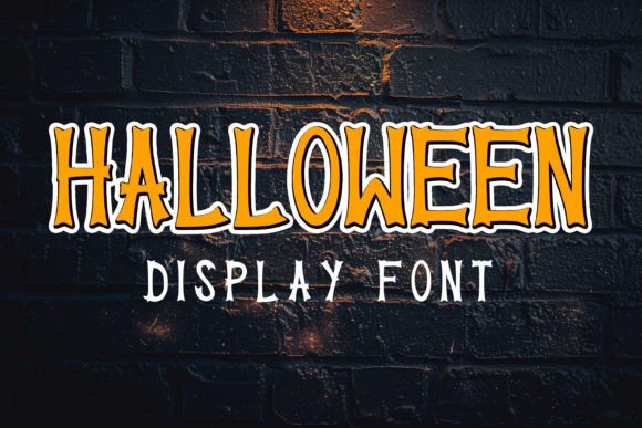 Halloween Skeleton font preview with bone-inspired spooky lettering
