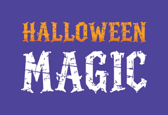 Halloween Magic font for enchanted seasonal artwork