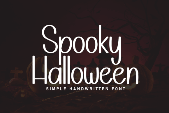 Spooky Halloween friendly creepy display font