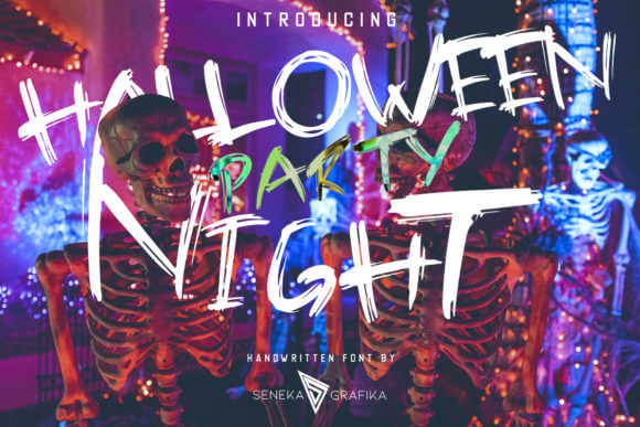 Halloween Party font for event flyers and invitations