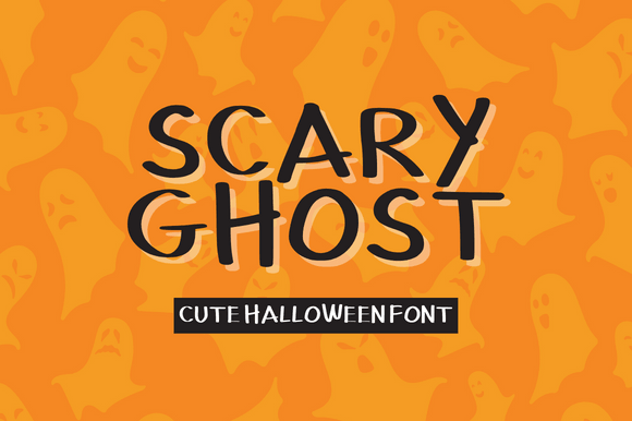 Scary Ghost font for chilling spectral posters and haunted designs