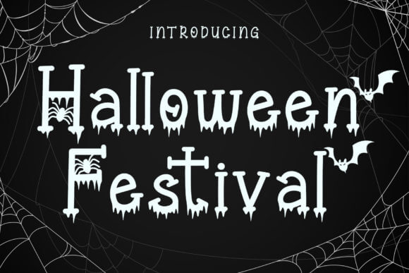 Halloween Festival playful seasonal font for party designs