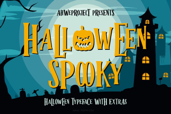 Halloween Spooky decorative seasonal font