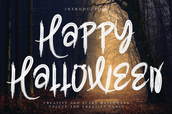 Happy Halloween font for cheerful party invitations