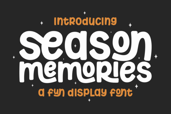 Season Memories font for nostalgic autumn and Halloween designs