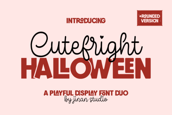 Cutefright Halloween font for cute seasonal crafts