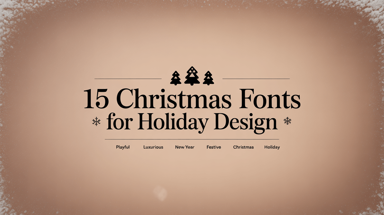 Christmas fonts: 15 Festive Type Picks You’ll Actually Use