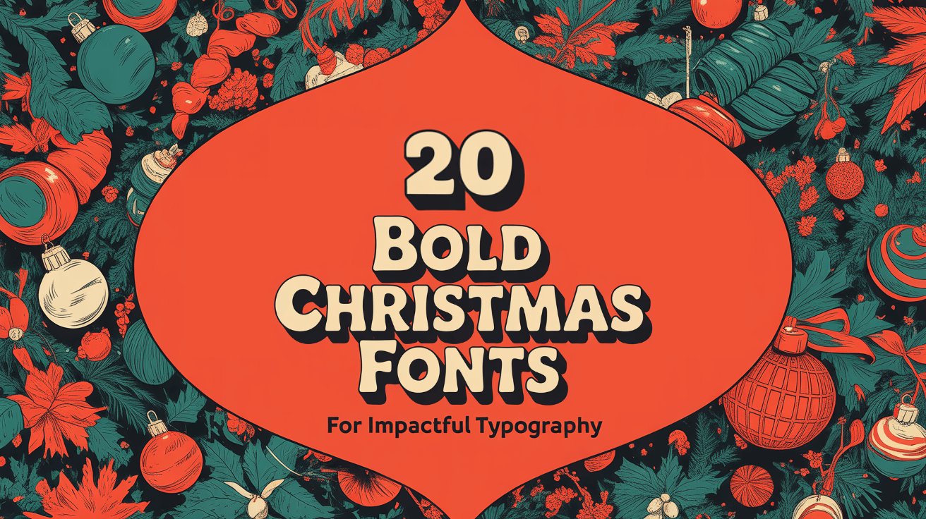 20 Bold Christmas Fonts: Designer Picks for Impactful Typography