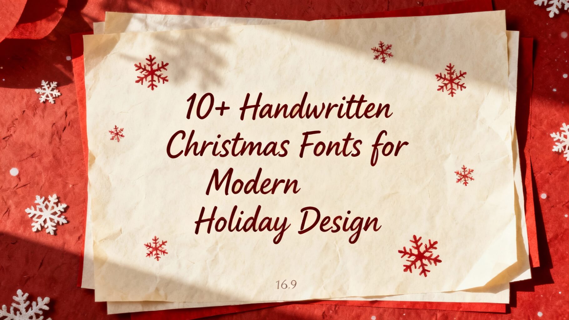 10+ Handwritten Christmas Fonts for Modern Holiday Design