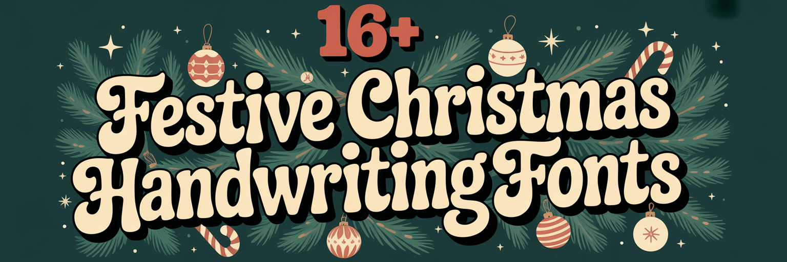 16 Stunning Christmas Handwriting Fonts For DIY Crafts